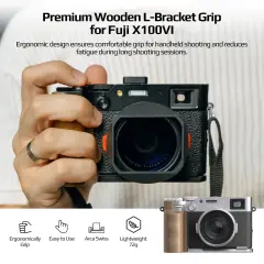 Freewell Fuji X100VI L Bracket Premium Grip Siyah
