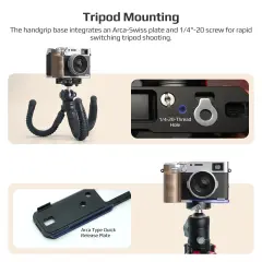 Freewell Fuji X100VI L Bracket Premium Grip Siyah