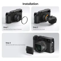 Freewell Fuji X100VI Real Lens Hood