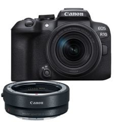 Canon EOS R10 18-150mm Lens + Mount Adaptör (Canon Eurasia Garantili)