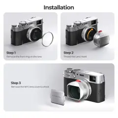 Freewell Fuji X100VI Real Lens Hood