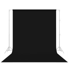 Gdx Seyyar Kağıt Sonsuz Stüdyo Fon Perde (Black/Siyah) 2.70x11 Metre