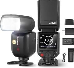 Z880-S TTL Sony Uyumlu 76W Akülü Tepe Flaşı