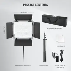 Neewer RGB660 Pro RGB LED Video Işık Seti (2'li İkili Set)