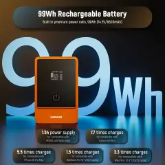 NEEWER V Mount Battery PS099E 6800mAh 14.5V 99Wh (Orange)