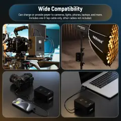 Neewer V Mount Battery PS099E 6800 mAh 14.5 V 99 Wh