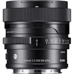 Sigma 50mm f/2 DG DN Contemporary Lens (Sony E) (Sigma Türkiye Distribütörü Garantili)