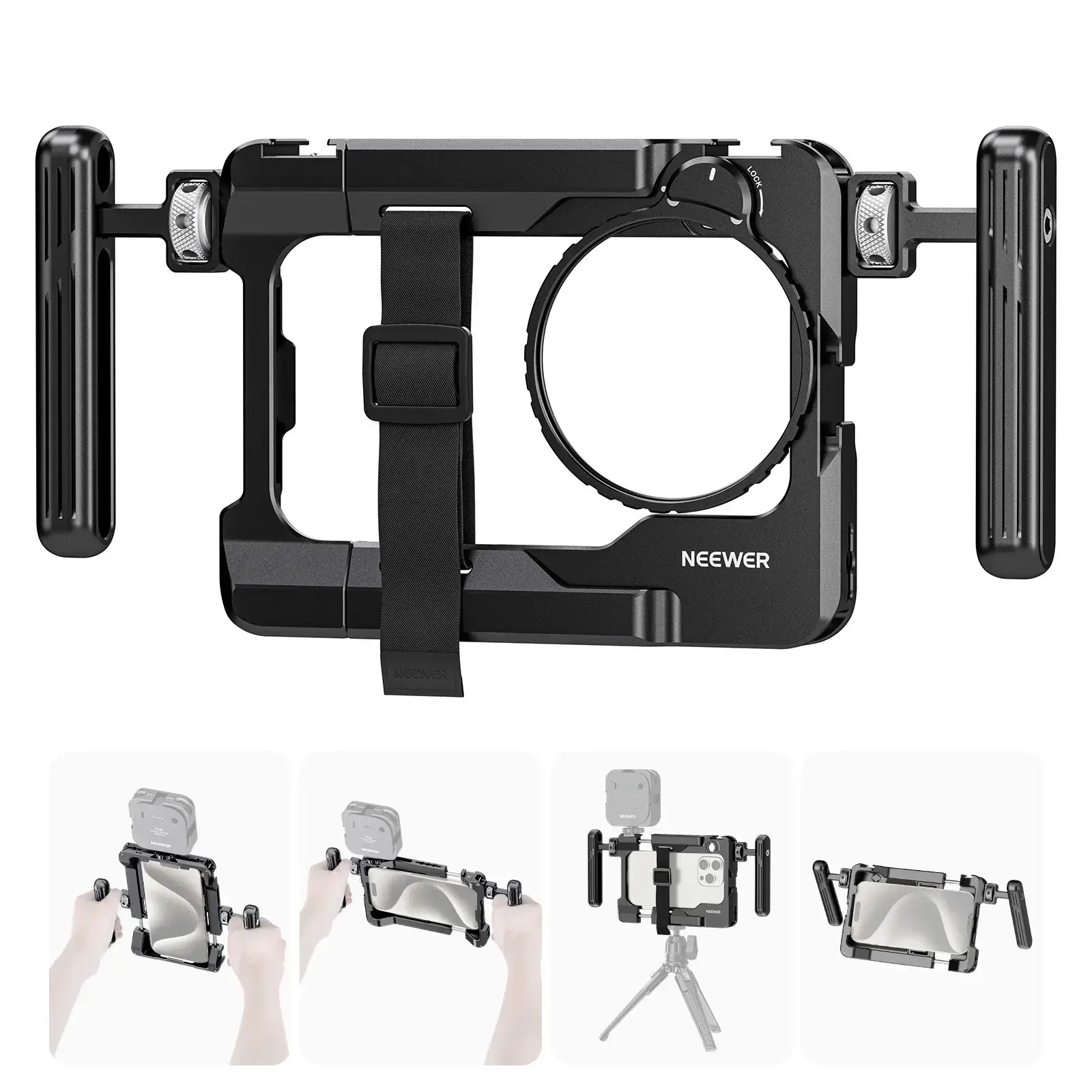 Neewer PA017 Telefon Kafesi & 67mm Filtre adaptörlü