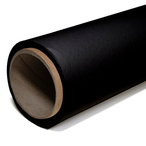 Gdx Kağıt Sonsuz Stüdyo Fon Perde (Black/Siyah) 2.70x11 Metre