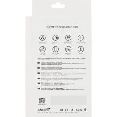 Exascend Element Portable SSD USB Type C 20Gb/s Black 2TB