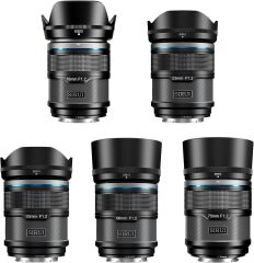 Sirui Sniper F1.2 APS-C Autofocus Fujifilm X Mount 5'li Lens Kiti (Siyah)