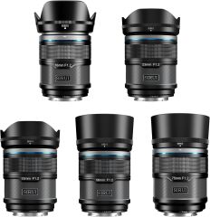 Sirui Sniper F1.2 APS-C Autofocus Fujifilm X Mount 5'li Lens Kiti (Siyah)