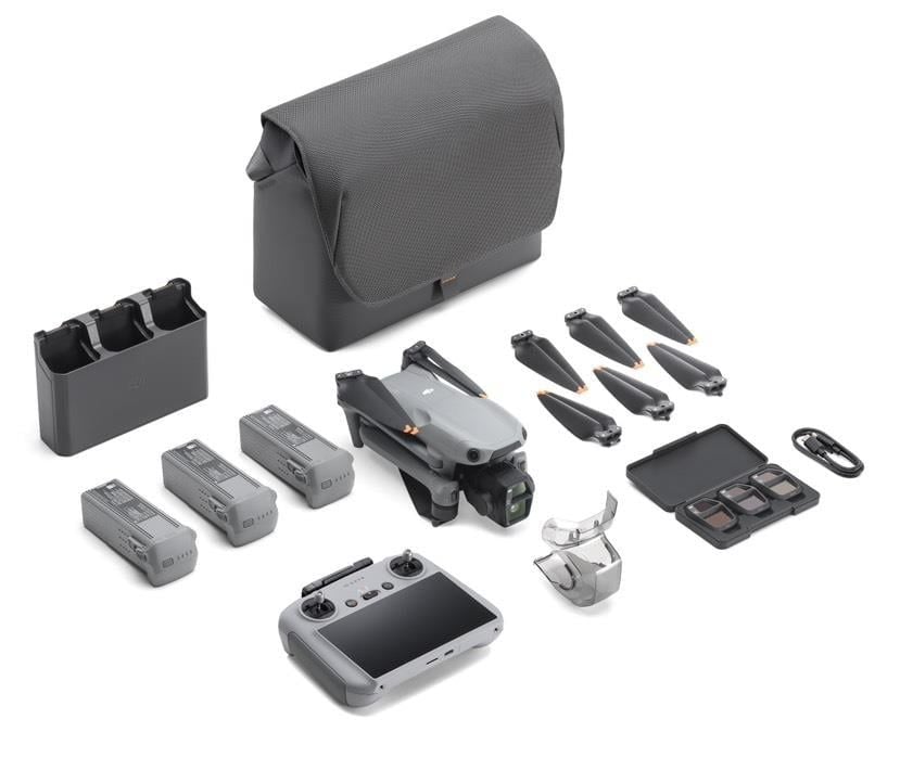 DJI Air 3S Fly More Combo (DJI RC 2) (Karfo Karacasulu Garantili)
