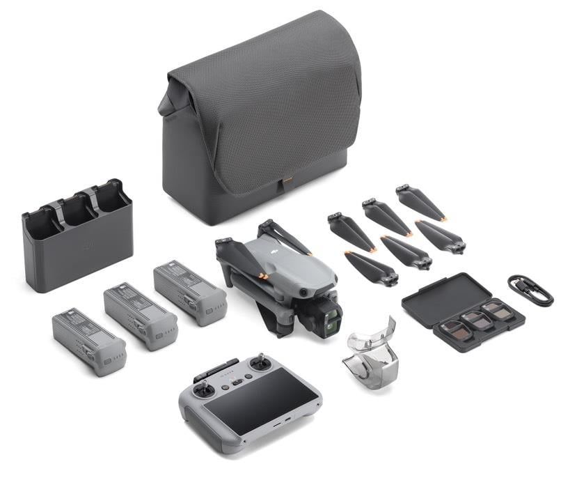 DJI Air 3S Fly More Combo (DJI RC 2) (Karfo Karacasulu Garantili)