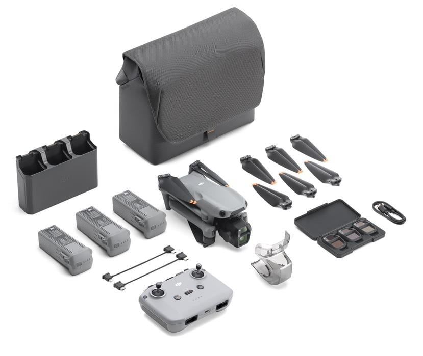 DJI Air 3S Fly More Combo (DJI RC-N3) (Karfo Karacasulu Garantili)