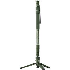 Sirui CVM-145P+CT5X 3 Kademeli Carbon Fiber Monopod Kit (Kobalt Yeşil)