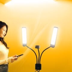 Gdx Pro MakeUp Light Double Arm BiColor Beauty Blogger Kit