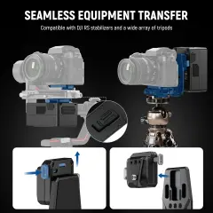 Neewer PS016 NATO Raylı Profesyonel V-Mount Batarya Plakası