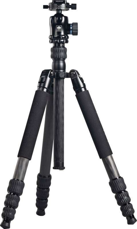 Sirui MT‑2204+MT‑20 Carbon Fiber Tripod Kiti – 15 Kg Yük Kapasiteli Ball Head Tripodu