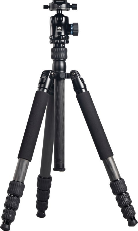 Sirui MT‑2204+MT‑20 Carbon Fiber Tripod Kiti – 15 Kg Yük Kapasiteli Ball Head Tripodu
