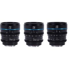 Sirui Night Walker T1.2 S35 Fujifilm X Mount Cine Prime 3'lü Lens Kit