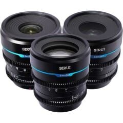 Sirui Night Walker T1.2 S35 Fujifilm X Mount Cine Prime 3'lü Lens Kit