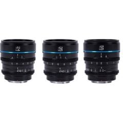 Sirui Night Walker T1.2 S35 Sony E Mount Cine Prime 3'lü Lens Kit