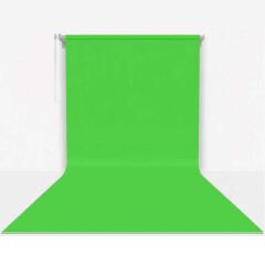 Gdx Sabit (Tavan & Duvar) Kağıt Sonsuz Stüdyo Fon Perde (Green/Yeşil) 2.70x11 Metre