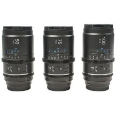 Sirui Astra Series AF T1.8 1.33x Full Frame Blue Flares Anamorphic Nikon Z Mount 3'lü Lens Kit