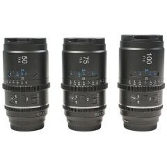 Sirui Astra Series AF T1.8 1.33x Full Frame Blue Flares Anamorphic Sony E Mount 3'lü Lens Kit