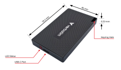 VERBATIM 32030 Metal Mini SSD USB 3. Gen2 512GB