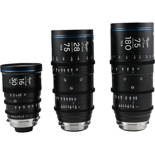 Laowa Ranger FF (16-30mm, 28-75mm, 75-180mm) Cine Lens 3-Lens Bundle - Arri PL/Canon EF