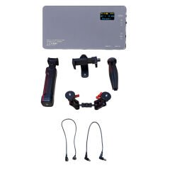 GDX CF-135 RGB Telefon Vlog + El Tipi Powerbank Tripod Batarya