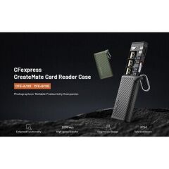 PGYTECH CFexpress CreateMate Card Reader Type A/SD(Classic Black)