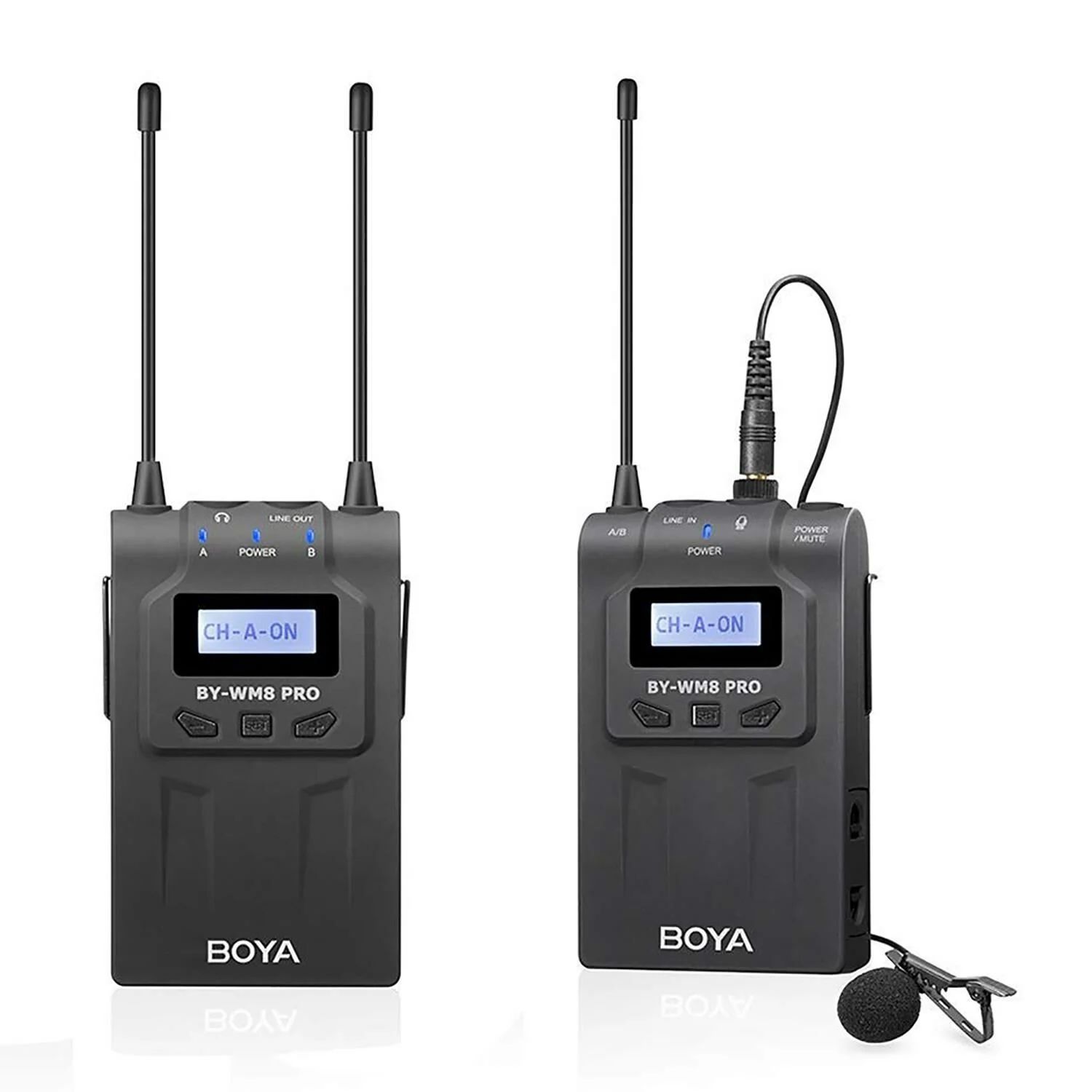 Boya BY-WM8 Pro Kit-1 Profesyonel Kablosuz Mikrofonu