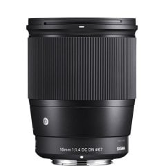 Sigma 16mm f/1.4 DC DN Lens (Canon EF-M Mount) (Sigma Türkiye Distribütörü Garantili)