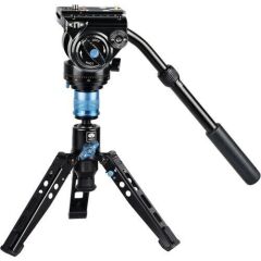 Sirui P-424FS+VH-10 Karbon Fiber Video Monopod Kiti