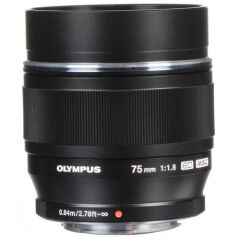 Olympus M.Zuiko Digital ED 75mm f/1.8 Siyah Lens