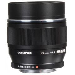 Olympus M.Zuiko Digital ED 75mm f/1.8 Siyah Lens