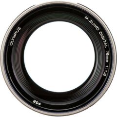 Olympus M.Zuiko Digital ED 75mm f/1.8 Gümüş Lens