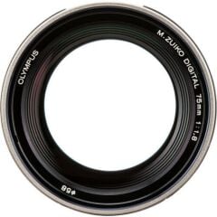 Olympus M.Zuiko Digital ED 75mm f/1.8 Gümüş Lens