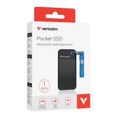 VERBATIM 32191 Pocket SSD USB 3.1GEN2 1TB B/B