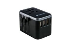 Verbatim UTA-04 Evrensel Seyahat Adaptörü - PD61W / QC / 3xUSB / 2xType-C