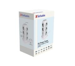 Verbatim EUPT-01 EU Çok Fişli Güç Kulesi - 11xAC / 2xUSB / 2xType-C