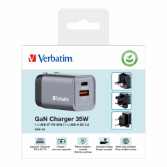 VERBATIM 32200 - GNC35 GAN CHARGER 35W