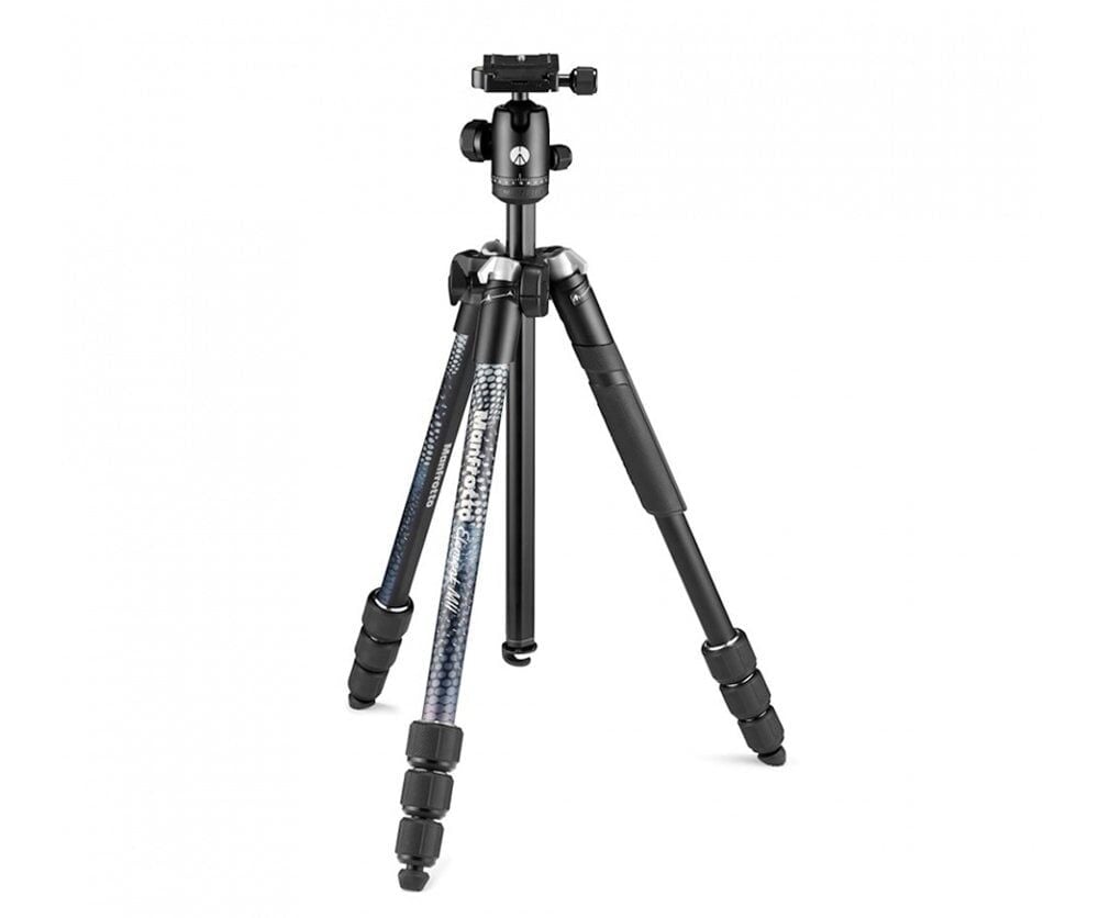 Manfrotto MKELMII4BK-BH Alüminyum Tripod Kit - Siyah