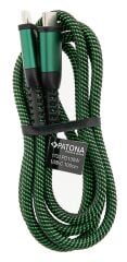 PATONA 1733 PD100W USB-C to USB-C Cable 100cm