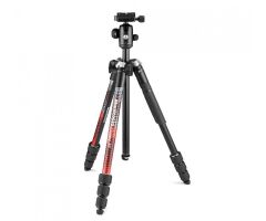 Manfrotto MKELMII4RD-BH MII Ball Head Tripod Kiti - Kırmızı