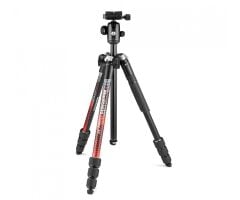Manfrotto MKELMII4RD-BH MII Ball Head Tripod Kiti - Kırmızı
