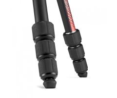 Manfrotto MKELMII4RD-BH MII Ball Head Tripod Kiti - Kırmızı